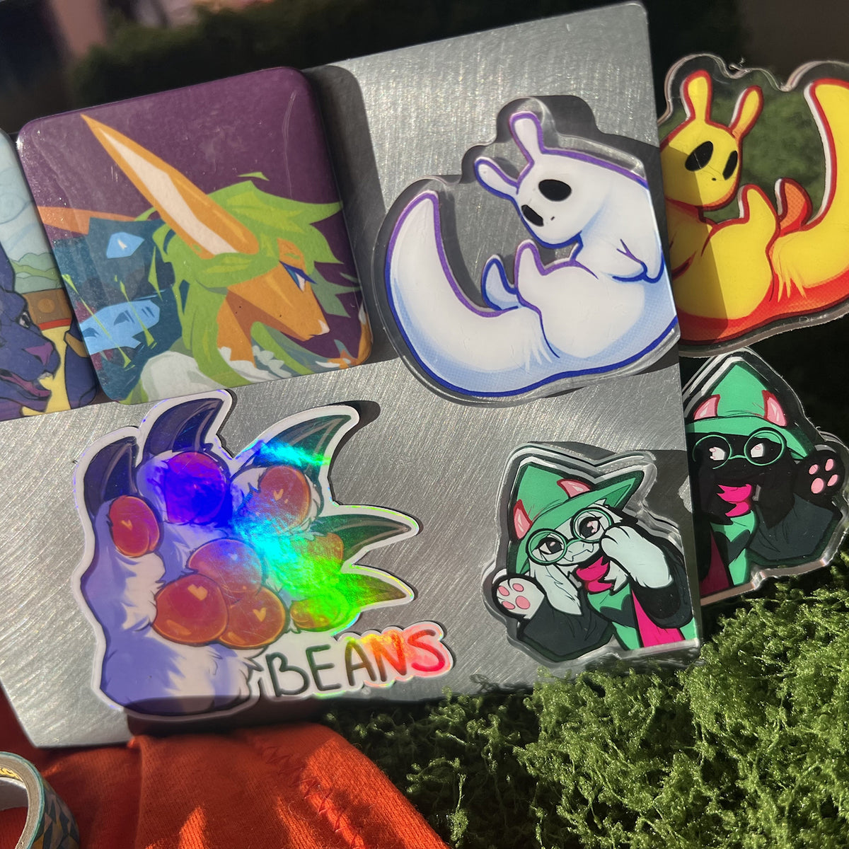 Beans Paws Holo Soft Fridge Magnet 3in | 7cm