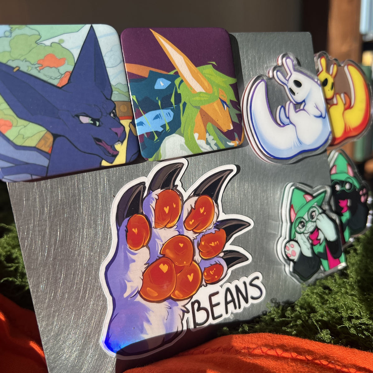 Beans Paws Holo Soft Fridge Magnet 3in | 7cm