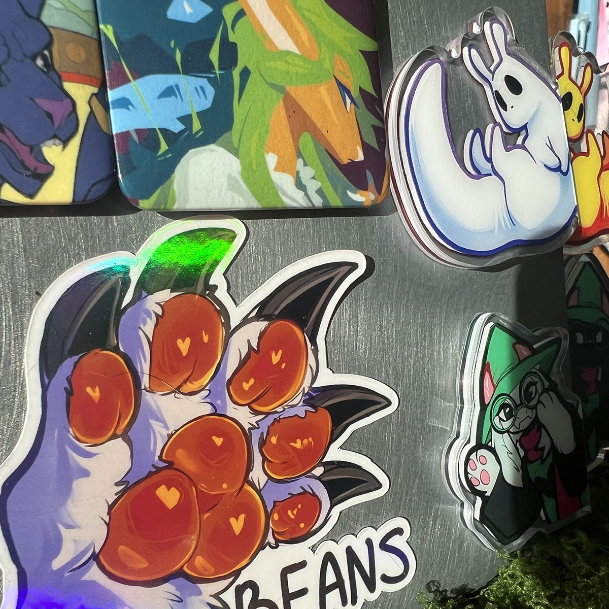 Beans Paws Holo Soft Fridge Magnet 3in | 7cm