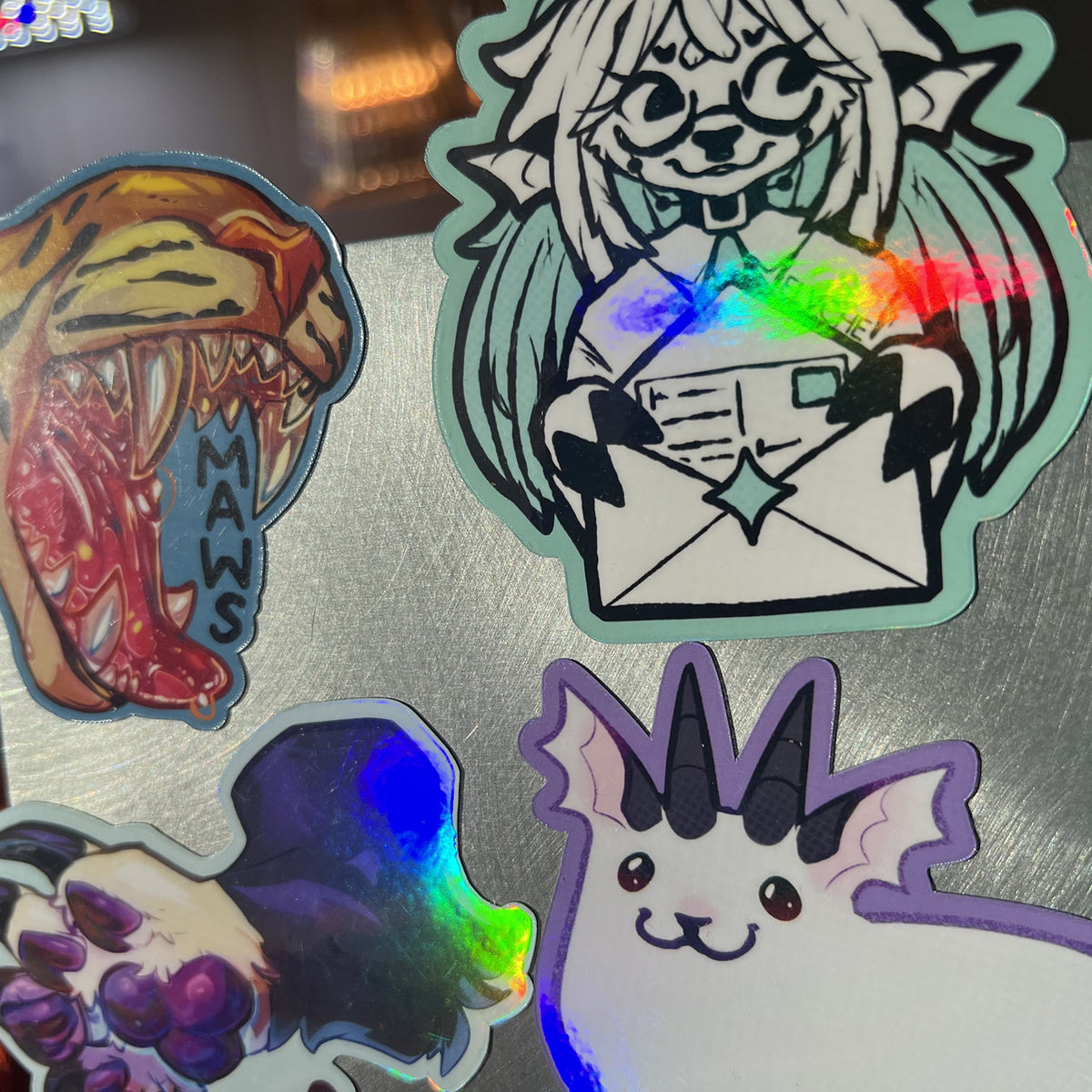Paws Beans Holo  Soft Fridge Magnet 3in | 7cm