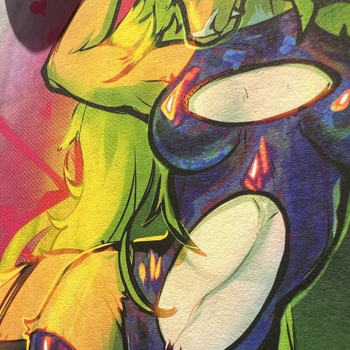 Elva In Latex Art Print: Matte Big Lettersize 8.5x11in | 21x27cm