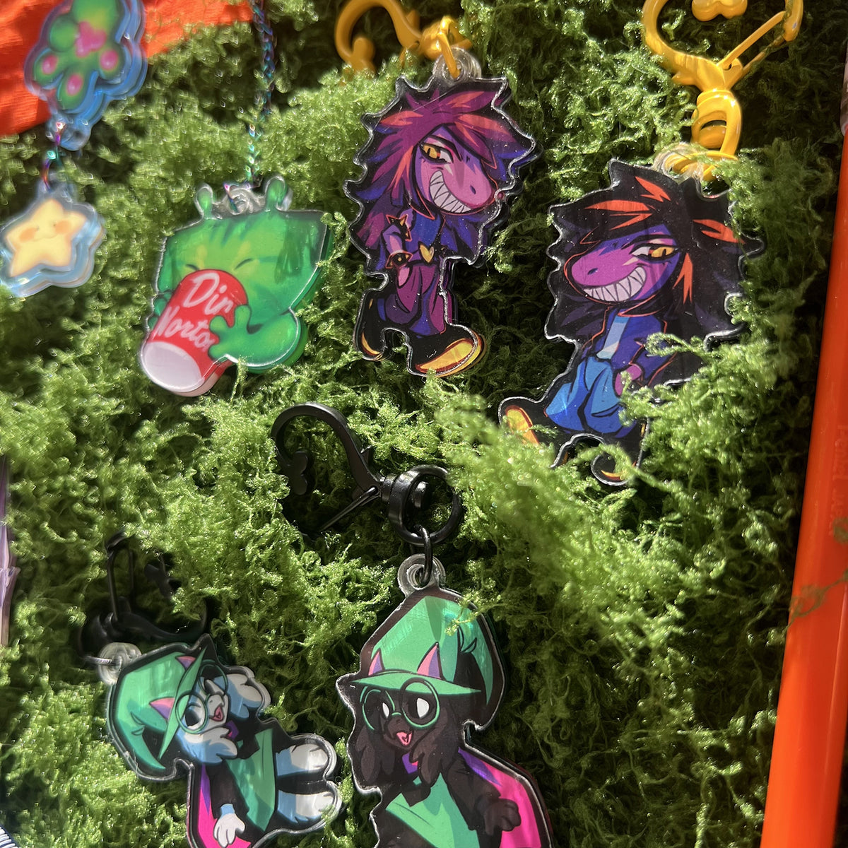 Deltarune Ralsei Double-Sided Keychain 1.5in | 3cm