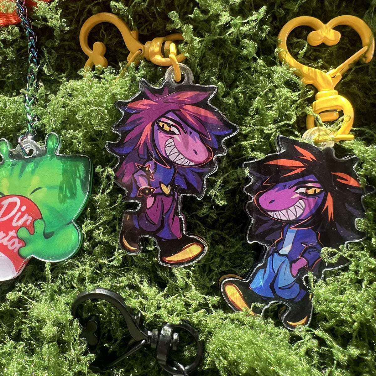 Deltarune Susie Double-Sided Keychain 1.5in | 3cm