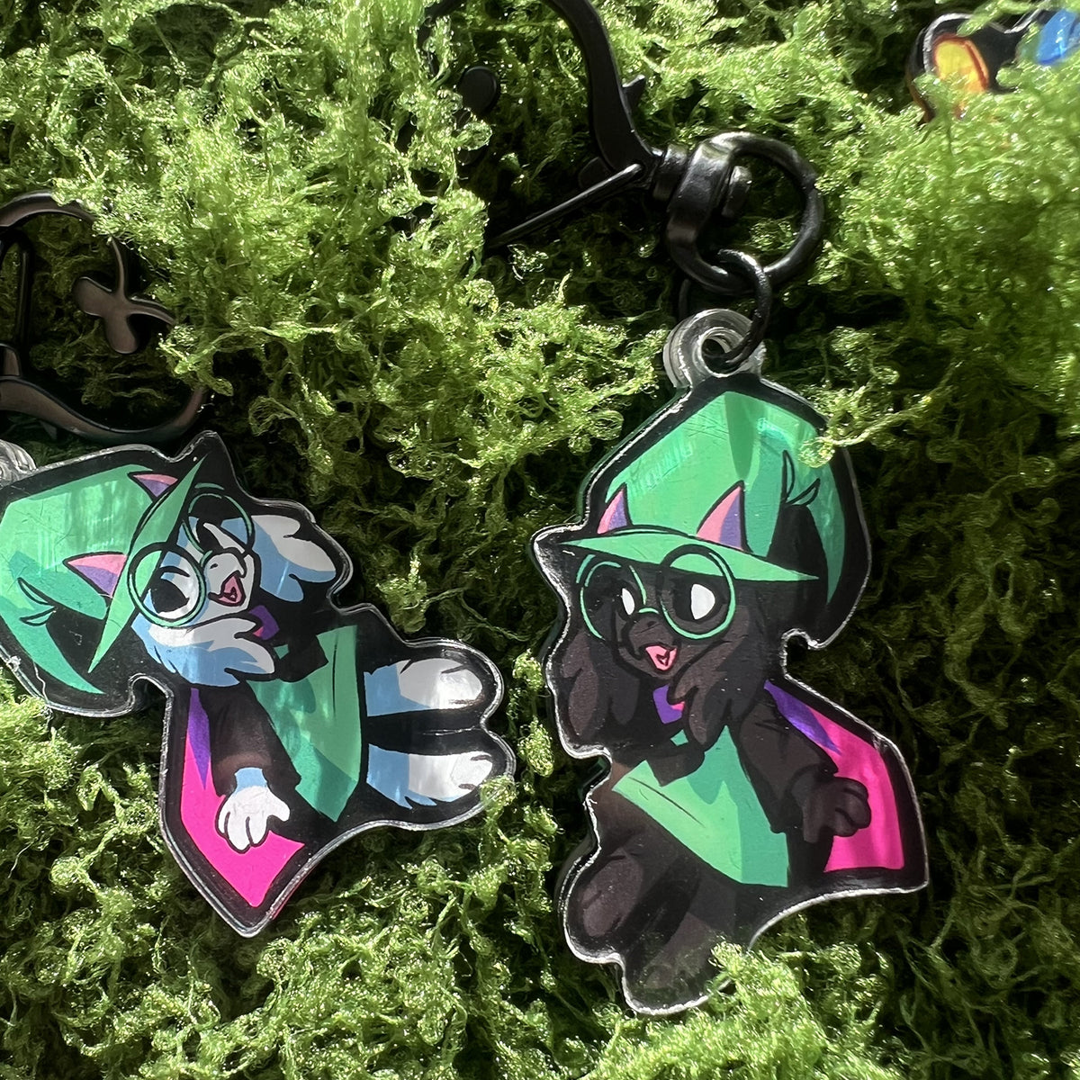 Deltarune Ralsei Double-Sided Keychain 1.5in | 3cm