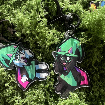 Deltarune Ralsei Double-Sided Keychain 1.5in | 3cm