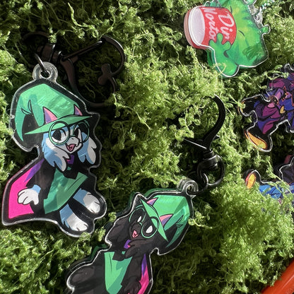 Deltarune Ralsei Double-Sided Keychain 1.5in | 3cm