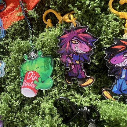 Deltarune Susie Double-Sided Keychain 1.5in | 3cm