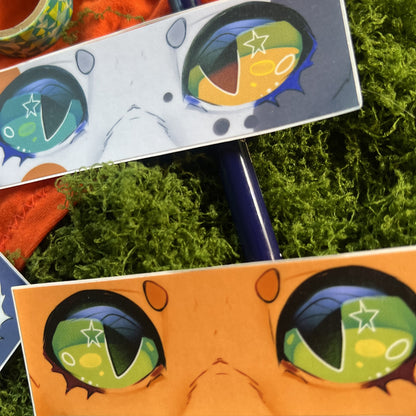 Warrior Cats Eyes Vinyl Sticker: Water Resistant 4inch | 10cm