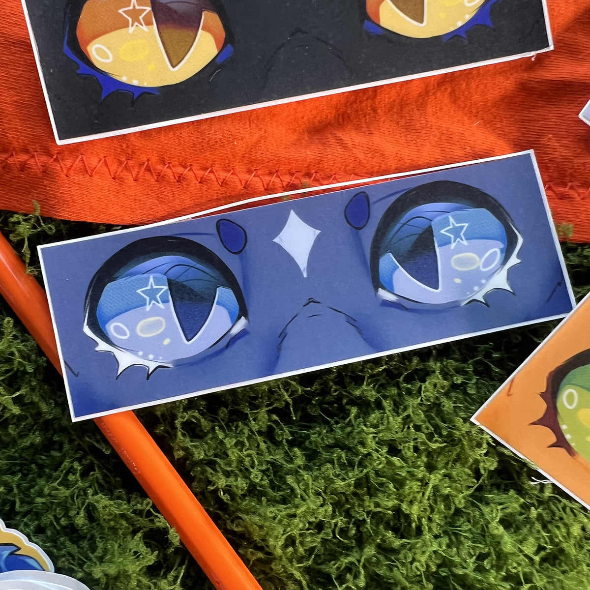 Warrior Cats Eyes Vinyl Sticker: Water Resistant 4inch | 10cm
