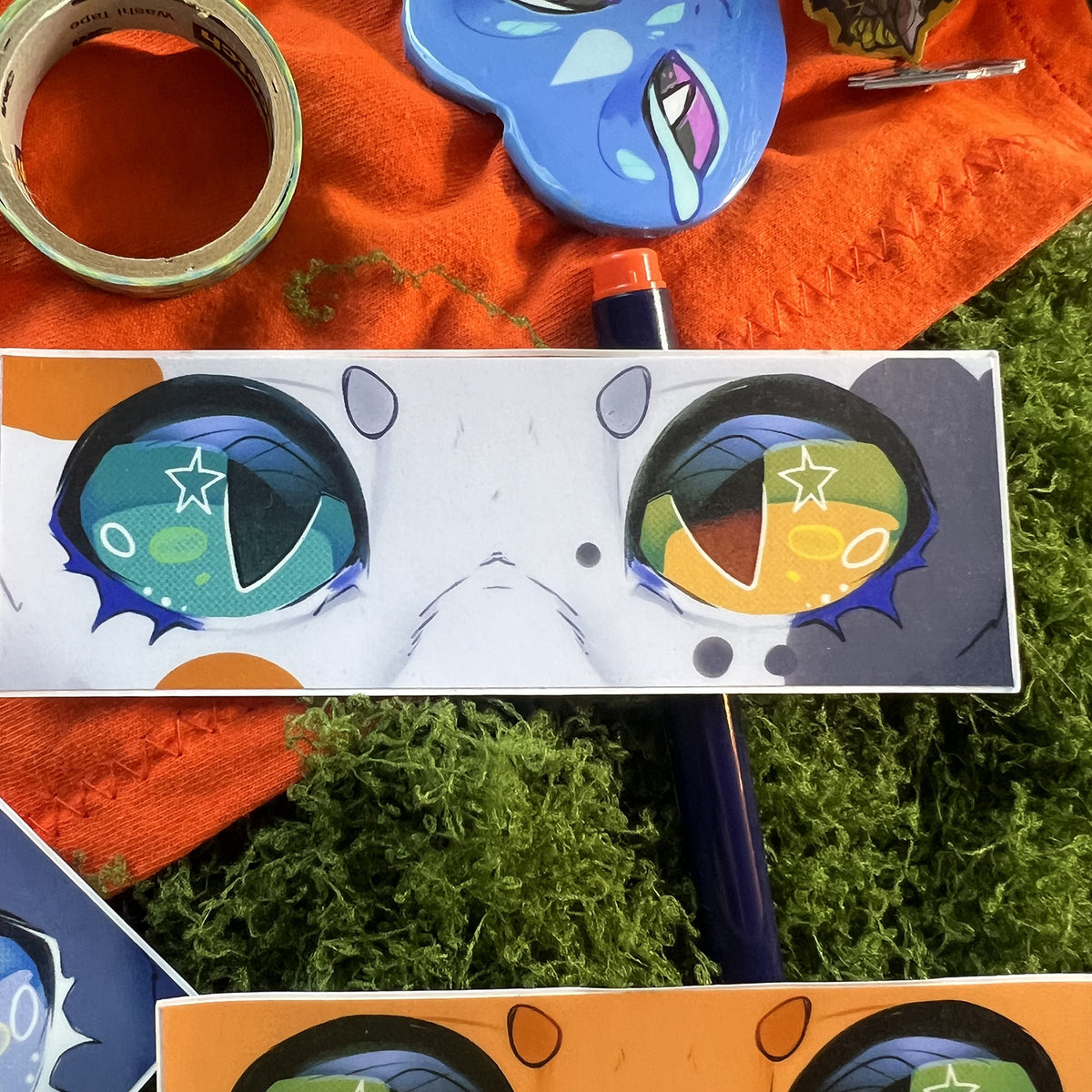 Warrior Cats Eyes Vinyl Sticker: Water Resistant 4inch | 10cm