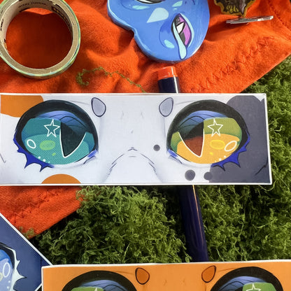 Warrior Cats Eyes Vinyl Sticker: Water Resistant 4inch | 10cm