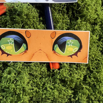 Warrior Cats Eyes Vinyl Sticker: Water Resistant 4inch | 10cm