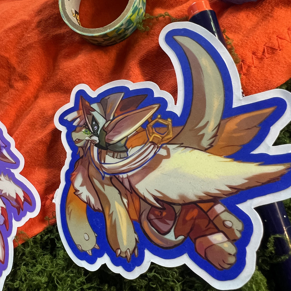 Faputa Nanachi Made in Abyss Vinyl Stickers: Water Resistant 4inch | 10cm