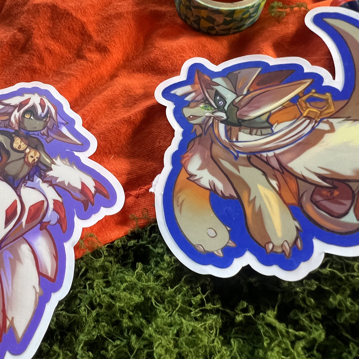 Faputa Nanachi Made in Abyss Vinyl Stickers: Water Resistant 4inch | 10cm