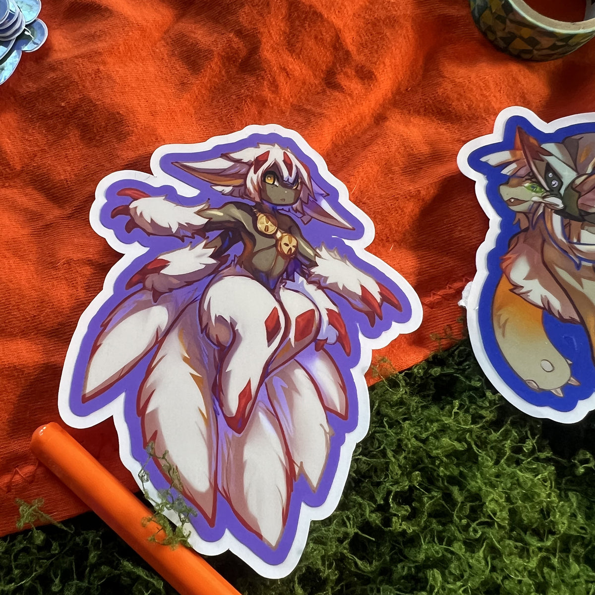 Faputa Nanachi Made in Abyss Vinyl Stickers: Water Resistant 4inch | 10cm