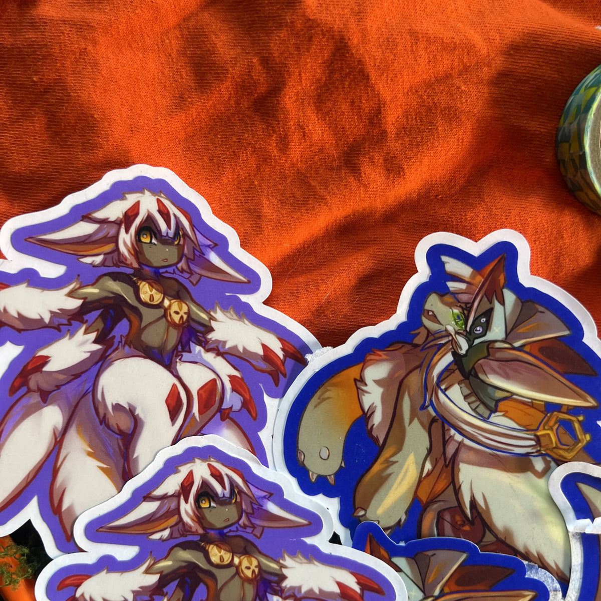 Faputa Nanachi Made in Abyss Vinyl Stickers: Water Resistant 4inch | 10cm