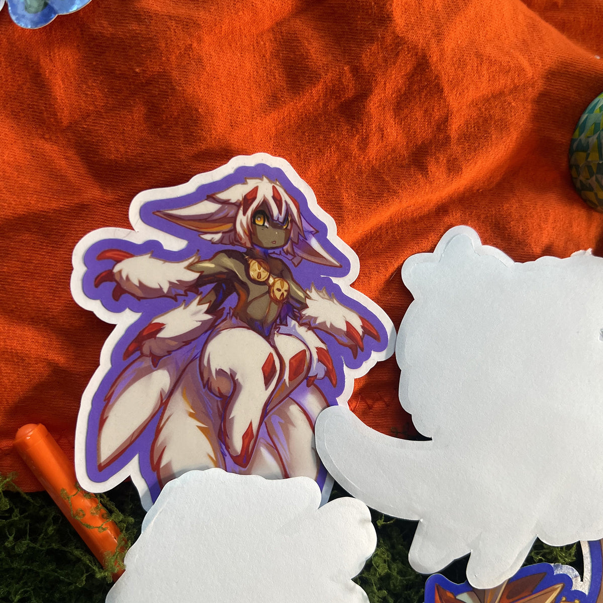 Faputa Nanachi Made in Abyss Vinyl Stickers: Water Resistant 4inch | 10cm