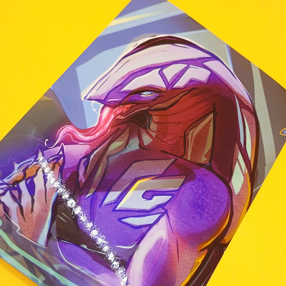 Khanivore Portrait glossy art print  - small