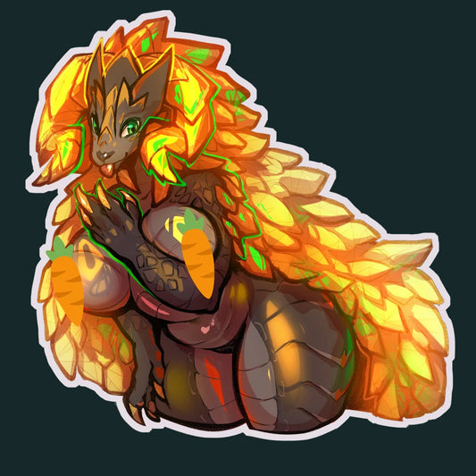 Kulve booba sticker glossy 4in || 10cm