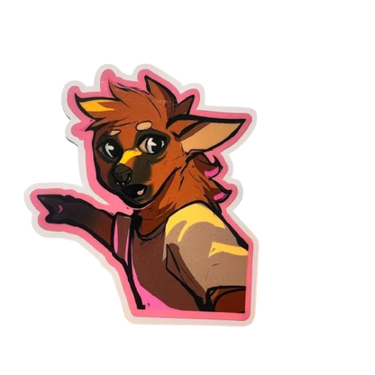 Wojack glossy sticker 3in|7cm