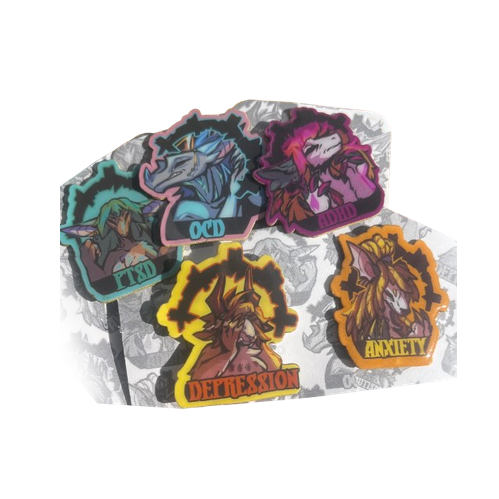 TINY Neurospicy Pin  1.25in | 3cm