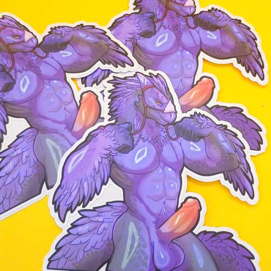 Seikret boy sticker matte  4in || 10cm