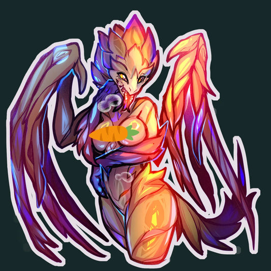 Shara booba sticker glossy 4in || 10cm