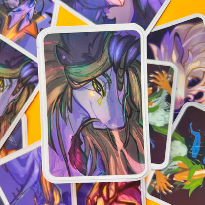 Alces smoke glossy sticker 3in || 7.5cm