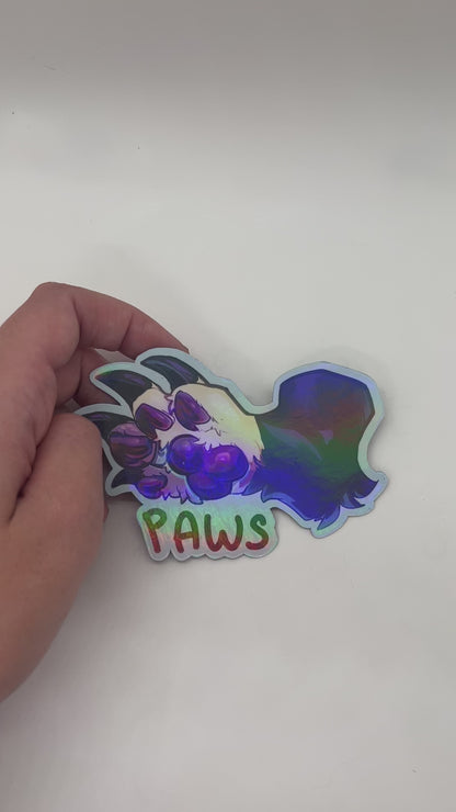 Paws Beans Holo  Soft Fridge Magnet 3in | 7cm