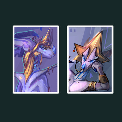 Binara glossy stickers 3in || 7.5cm