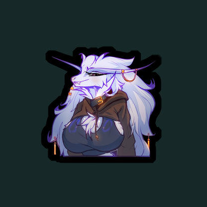 Sujin portrait glossy sticker 3in|7cm
